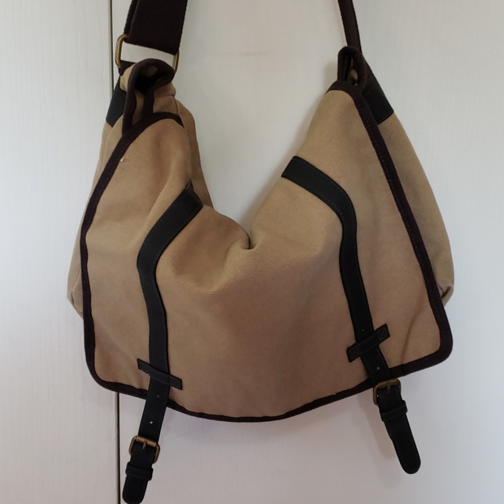 J crew style canvas messenger bag BY merona